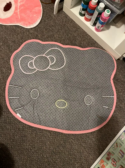 Hello Kitty Rug- Light Pink Kitty