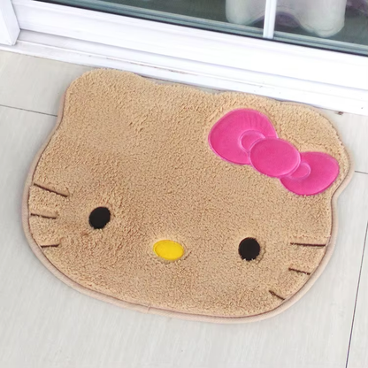 Hello Kitty Rug- Tan Kitty