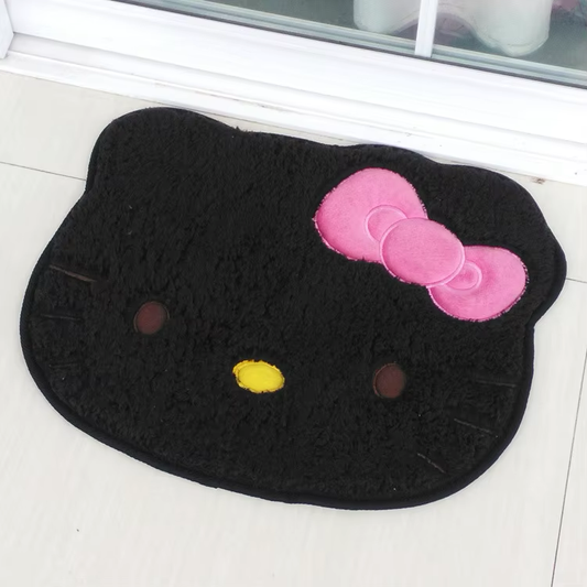 Hello Kitty Rug- Black Kitty
