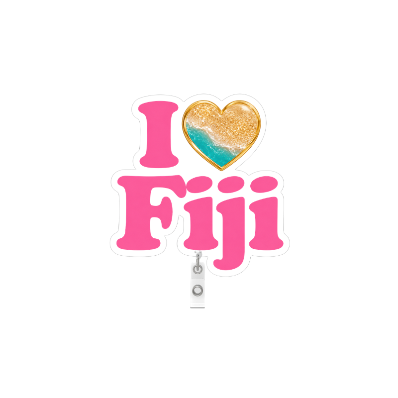 Bae Island Badge Reels -i luv figi