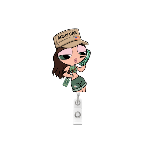 NEW! MILITARY BADGE REEL| Drill Babe