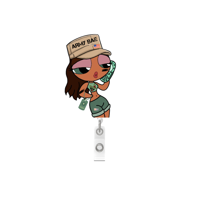 NEW! MILITARY BADGE REEL| Baby Brat