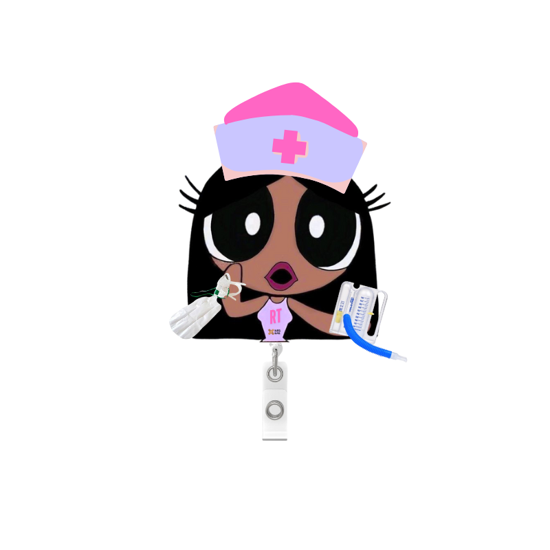 NEW! POWERPUFF GIRL Badge Reel- Miss RT