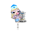 NEW! POWERPUFF GIRL Badge Reel- Phlebotomist BAE