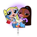 NEW! POWERPUFF GIRL Badge Reel- Student Nurses