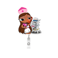 NEW! POWERPUFF GIRL Badge Reel- Phlebotomist Princess