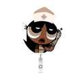 NEW! POWERPUFF GIRL Badge Reel- Nude BAE