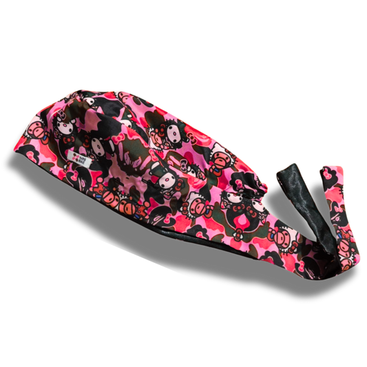 NEW! HELLO KITTY SCRUB CAPS | PINK LUV