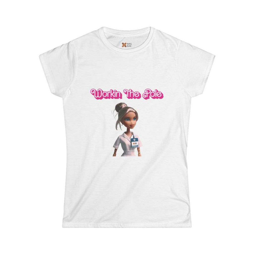 WORKIN THE POLE COTTON TEE