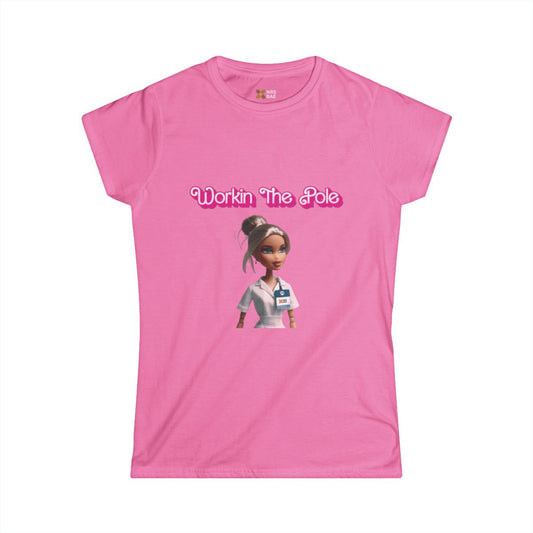 WORKIN THE POLE COTTON TEE