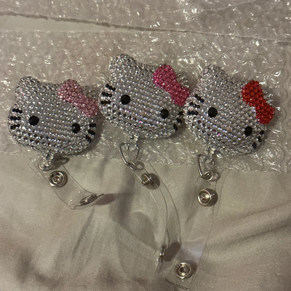 Blinged Out Kitty- Badge Reels