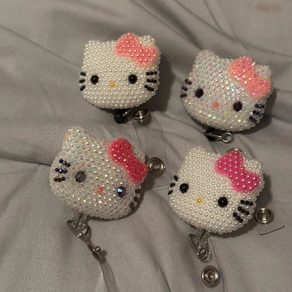 Blinged Out Kitty- Badge Reels