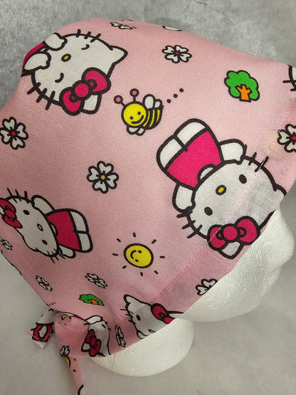 HELLO KITTY SCRUB CAPS | PINK KITTY